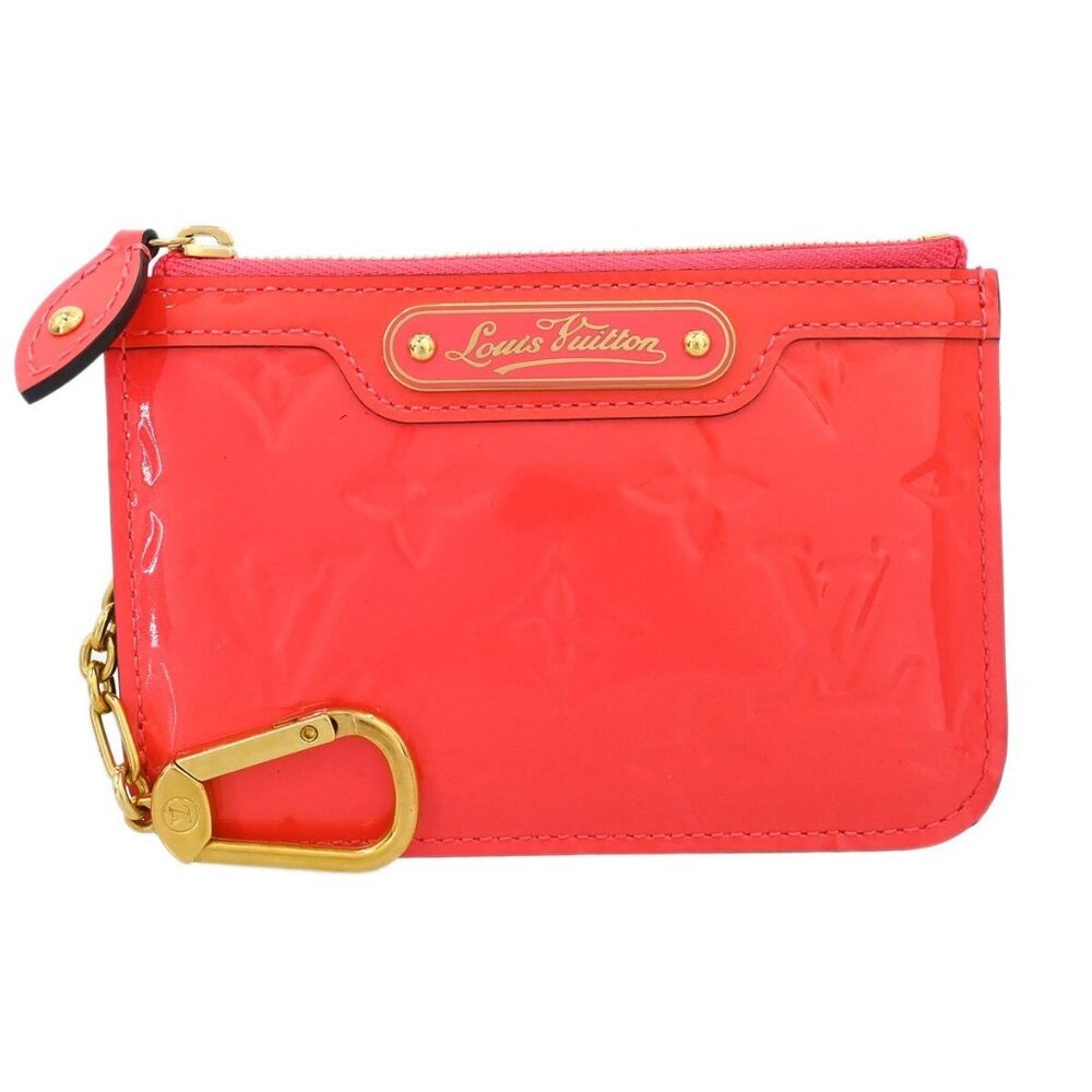 Louis Vuitton Pink Vernis Pochette Cles NM Coin Wallet